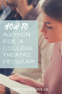 A girl studies her script. How To Audition for A College Theatre Program. 13 tips HERE.