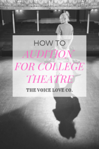 A girl studies her script. How to Audition for a College Theatre Program. 13 tips HERE.
