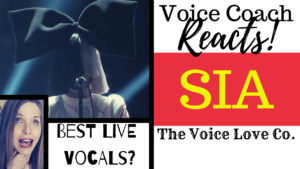 Voice Coach Reacts! SIA: Best Live Vocals! A video presented by The Voice Love Co. 